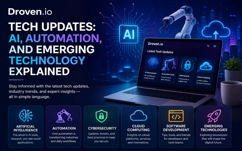 Droven.io Tech Updates: Your Complete Guide to AI, Automation, and Emerging Digital Innovation